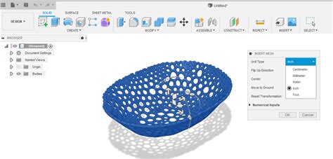 fusion 360 mesh to body.